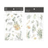 MU Lifestyle Print-On Stickers Rub -On Stickers Transfer Stickers Translucent Stickers 192 | Yellow Roses Green Swag Green Foliage