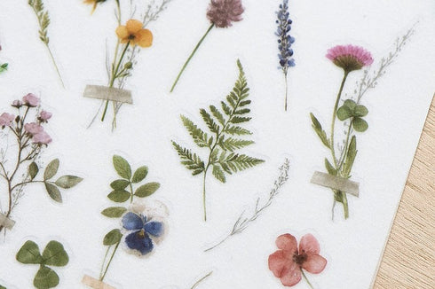 MU Lifestyle Print-On Stickers Rub -On Stickers Transfer Stickers Translucent Stickers 194 | Dried Flowers Hanging Flowers Modern Farmhouse