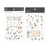 MU Lifestyle Print-On Stickers Rub -On Stickers Transfer Stickers Translucent Stickers 194 | Dried Flowers Hanging Flowers Modern Farmhouse