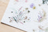 MU Lifestyle Print-On Stickers Rub -On Stickers Transfer Stickers Translucent Stickers 196 | Blue Iris Moon Magick Dried Flowers