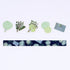 Kasumisou SNOW FLOWER Bande Washi Tape Kit Masking Tape Kit Sticker Kit DOUBLE Roll | BDA650