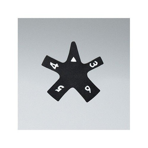 Kokuyo BLACK Mirikeshi Eraser Full Size Eraser Five Point Eraser | M700