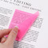 BRIGHT TONES Translucent Transparent PET Color Vellum Sticky Notes 3 X 3 | One Pad 50 sheets