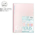 Kokuyo B5 Campus Notebook PURPLE Pale Pastel Series 7mm Dotted Line | 30 Sheets 3CATN-L33
