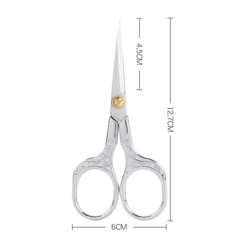 ONE Pair GOLD Retro Inspired Office Scissors Stationery Embroidery Travel | Super sharp
