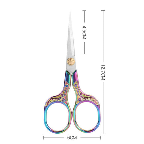ONE Pair ROSE GOLD Retro Inspired Office Scissors Stationery Embroidery Travel | Super sharp
