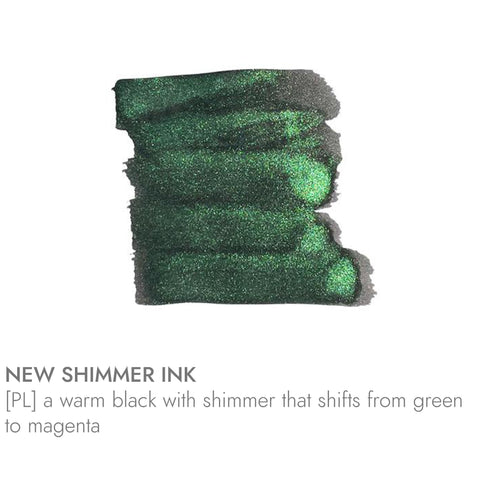Troublemaker Ink POLAR LIGHTS SHIMMER 2022 Summer Release Fountain Pen Ink Handmade Dip Pen Ink Hand Crafted Bottle Ink | 60ml