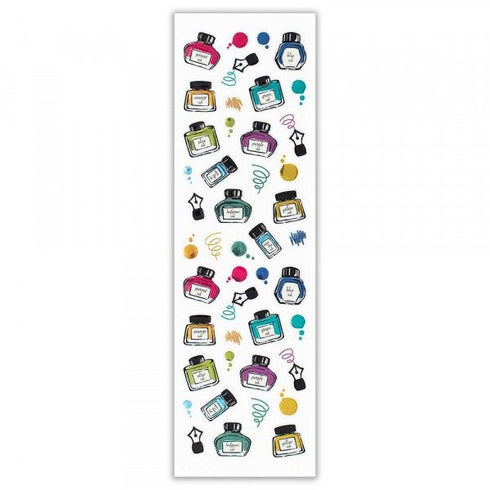 NB Co., Ltd Japan INK BOTTLES Fountain Pen Ink Bottles Stickers 万年筆のインクステッカー Stickers Japanese Embellishment Stickers | 3014125