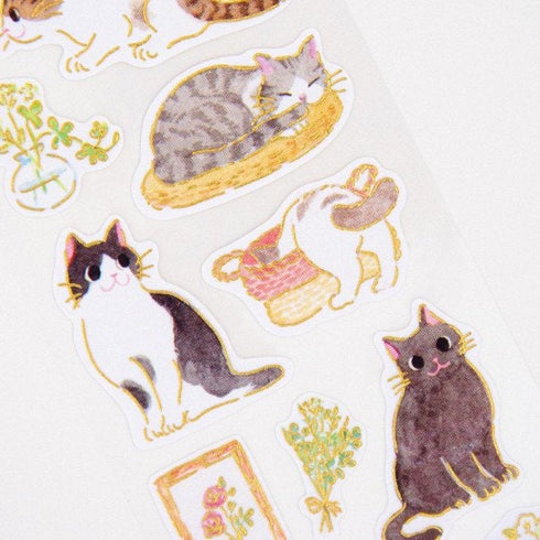 NB Co., Ltd Japan CAT KITTEN Stickers Kitty Stickers Pussy Cat Stickers 猫子猫キティステッカー Embellishment Stickers | 5574102