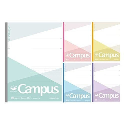 Kokuyo B5 Campus Notebook BUTTER LAYER COLOR Series 6mm Dotted Line | 30 Sheets GS3CBT-L6