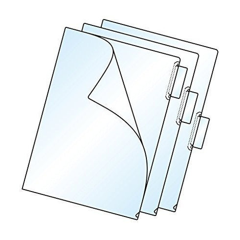 Kokuyo A4 KaTaSu Clear Plastic Folder 3-Tab Design Kokuyo Accessories | KFN7503T