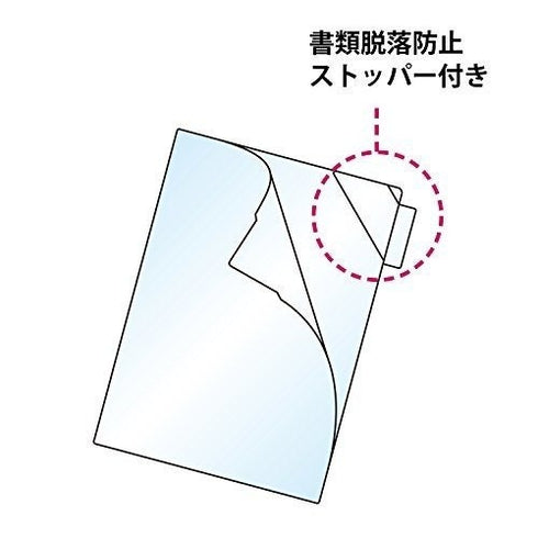 Kokuyo A4 KaTaSu Clear Plastic Folder Single Folder Design Kokuyo Accessories | KFD7501T