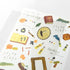 Midori Transfer Stickers STATIONERY BOOKS LIBRARY Print-On Stickers Rub -On Stickers Transfer Stickers Translucent Stickers | 2581