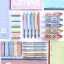 Kokuyo B5 Campus Notebook GREEN Pale Pastel Series 7mm Dotted Line | 30 Sheets 3CATN-L33