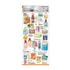 Kamio Japan Stickers DRUGSTORE Adult Visual Dictionary Laundry Soap Cough Syrup Toilet Paper Hand Soap Bandage GOLD Foil Stickers | 726224