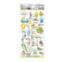 Kamio Japan Stickers BIRDS AVIAN Adult Visual Dictionary Cockatiel Cockatoo Parakeet Canary Parrot Macaw GOLD Foil Stickers | 707292