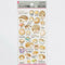 Kamio Japan Stickers HEDGEHOG HEDGEHOGS Adult Visual Dictionary GOLD Foil Stickers | 707284