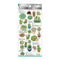 Kamio Japan Stickers CACTUS Adult Visual Dictionary Cacti Succulents Hens and Chicks Float GOLD Foil Stickers | 204766