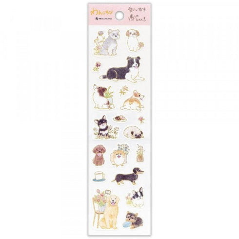NB Co., Ltd Japan Dog Stickers Pug Stickers Poodle Stickers Pom Stickers パグポメラニアンコーギーステッカー Stickers Embellishment Stickers | 4944102