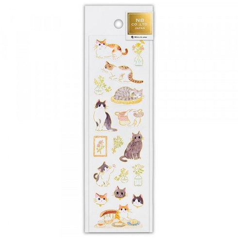 NB Co., Ltd Japan CAT KITTEN Stickers Kitty Stickers Pussy Cat Stickers 猫子猫キティステッカー Embellishment Stickers | 5574102