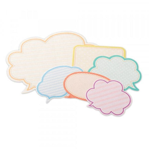 NB Co., Ltd Japan SPEECH BUBBLES Thought Bubbles Cartoon Bubble Stickers ふきだし漫画のふきだしステッカー Embellishment Stickers | 2564104