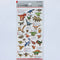 Kamio Japan Stickers DINOSAURS Adult Visual Dictionary T-Rex Pterodactyl Stegosaurus GOLD Foil Stickers | 723961