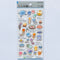 Kamio Japan Stickers JELLYFISH CEPHALOPODS Adult Visual Dictionary Oceann Sea GOLD Foil Stickers | 707285