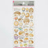Kamio Japan Stickers HEDGEHOG HEDGEHOGS Adult Visual Dictionary GOLD Foil Stickers | 707284