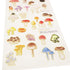 Kamio Japan Stickers MUSHROOMS Adult Visual Dictionary Fungus Fungi Psychedelic In The Dark GOLD Foil Stickers | 700654