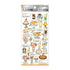 Kamio Japan Stickers DESSERTS Adult Visual Dictionary Banana Split Ice Cream Sundae Fruit Salad Rootbeer Float GOLD Foil Stickers | 204768