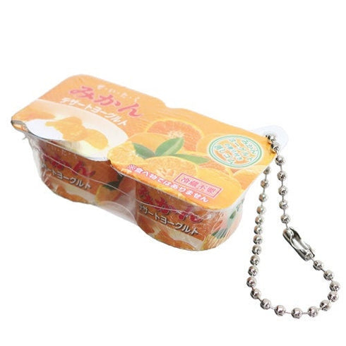 Sakamoto PEACH YOGURT Scented Eraser School Eraser Yogurt Eraser Keychain Eraser Japan Import | 61x36x20mm