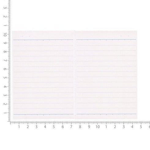 Kokuyo YELLOW A7 LIMITED EDITION Watercolor B Ruled 6mm Ruled Notebook Washi Tape Keychain Clear Pouch Complete Set | 99K-242BN