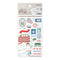 Midori Transfer Stickers STAMPS EPHEMERA Print-On Stickers Rub -On Stickers Transfer Stickers Translucent Stickers | 2587