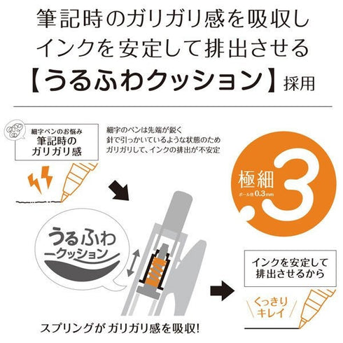 Zebra CAMEL YELLOW Vintage Color Sarasa NANO 0.3mm Push Clip Gel Pen Micro Fine Gel Pen Retro Colors Gel Pen Single Pen Complete Set | JJH72