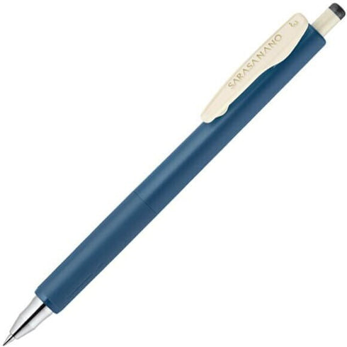 Zebra BLUE GRAY Vintage Colors Sarasa NANO 0.3mm Push Clip Gel Pen Micro Fine Gel Pen Retro Colors Gel Pen Single Pen Complete Set | JJH72