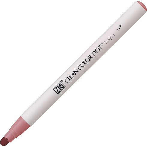 Kuretake MILD SMOKY Zig Clean Color Dot Set One Pen or 6 Piece Set Single-Tip Marker | TCSD-6100/6VB