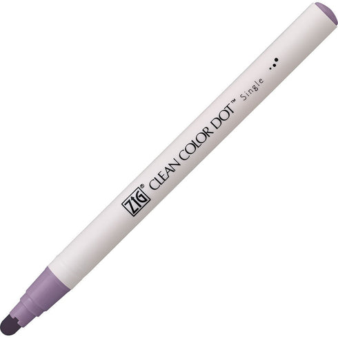 Kuretake MILD SMOKY Zig Clean Color Dot Set One Pen or 6 Piece Set Single-Tip Marker | TCSD-6100/6VB