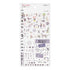 Midori Seal Collection LAVENDER Color Series Planner Stickers Movable Stickers Notebook Stickers Coordinating Stickers | 2596 Lavender