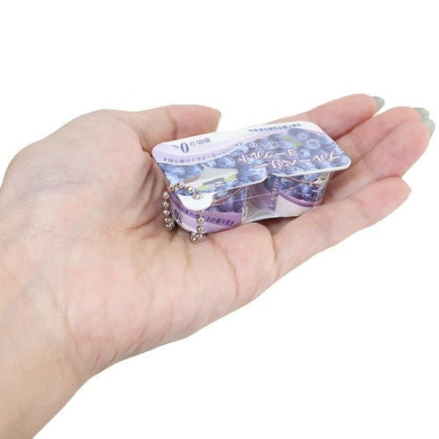 Sakamoto BLUEBERRY YOGURT Scented Eraser School Eraser Yogurt Eraser Keychain Eraser Japan Import | 61x36x20mm