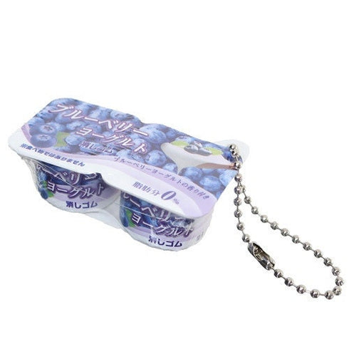 Sakamoto STRAWBERRY YOGURT Scented Eraser School Eraser Yogurt Eraser Keychain Eraser Japan Import | 61x36x20mm