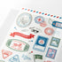 Midori Transfer Stickers STAMPS EPHEMERA Print-On Stickers Rub -On Stickers Transfer Stickers Translucent Stickers | 2587