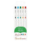 Zebra Sarasa R SCIENCE STUDY SET 0.4mm Push Clip Gel Pen Super Saturated Ink Five Colors Sarasa R Study Sets | JJS29-R1-5C