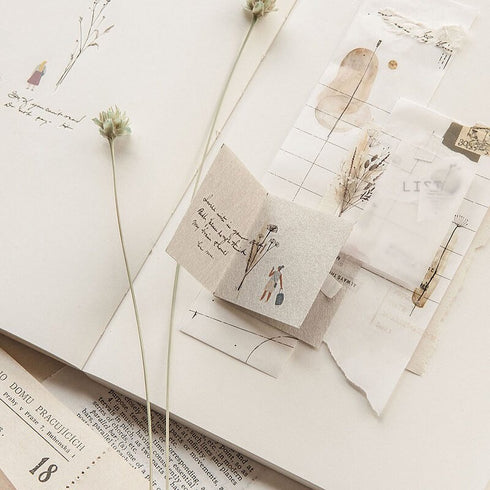 MU Lifestyle Print-On Stickers Rub-On Stickers Transfer Stickers Translucent Sticker 206 | Remember to Take Your Memories People Wandering