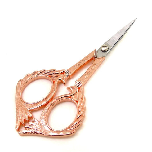 ONE Pair GOLD Retro Inspired Angel Scissors Office Scissors Stationery Embroidery Travel Wing Scissors | Super sharp