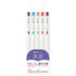 Zebra Sarasa R SOCIETY STUDY SET 0.4mm Push Clip Gel Pen Super Saturated Ink Five Colors Sarasa R Study Sets | JJS29-R1-5C