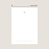 Analogue Keepers A6 WHITE Beach LOGUE Book 2.5mm GRID Planner Undated Planner Daily Planner 100gsm Dairy Freestyle Notebook | 192 Pages