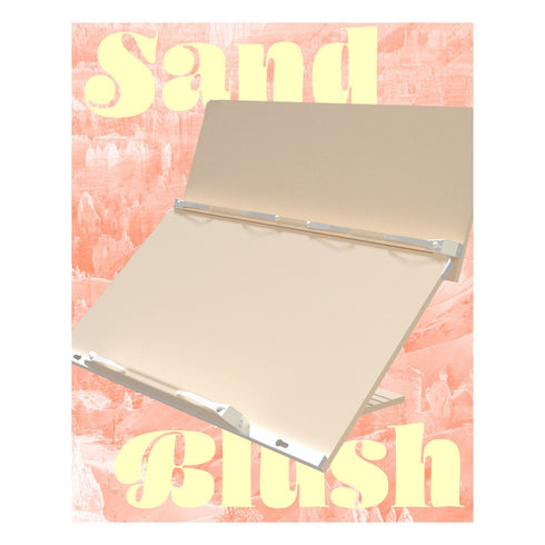 MOTEMOTE SAND BLUSH Two Tiered Reading Table Desktop Table Notebook Table Reading Desk Planner Table Add More Desk Space | Width 60cm 23.66"