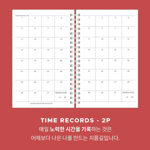 MOTEMOTE PHOENIX 10 Minute Planner Half Year Planner Six Month Planner Semi-Annual Planner | Half Year - USA located!