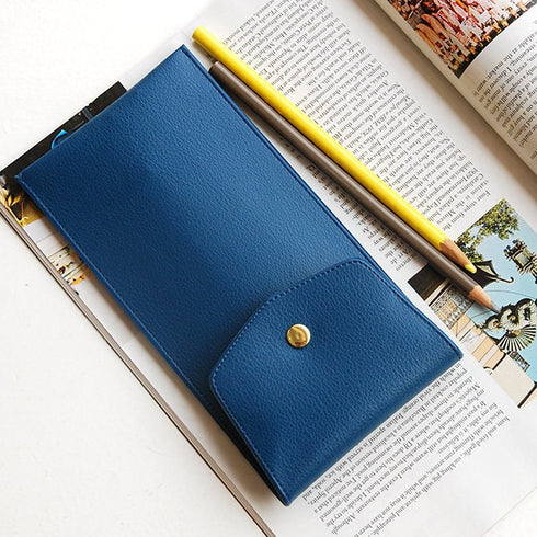 Plepic Extra PENCIL Pocket BURGUNDY Pen Case PU Pencil Case Storage Case Durable Pen Case Storage Case Pen Case Pen Case | 195 X 100 X 10mm