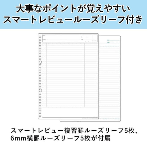 MARUMAN SESSiONS LIGHT BLUE B5 Binder Stufy Binder Subject Binder Index Tabs Binder Lay Flat BInder | F310 120 Sheet Capacity